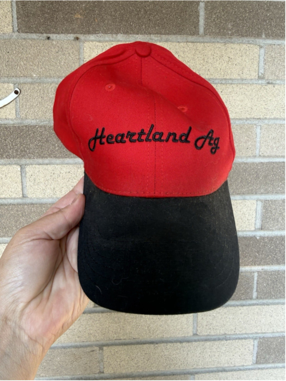 Heartland AG Case Agriculture Slideback Baseball Cap Red One Size Adjustable